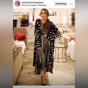 Zara knit long thick cardigan size S